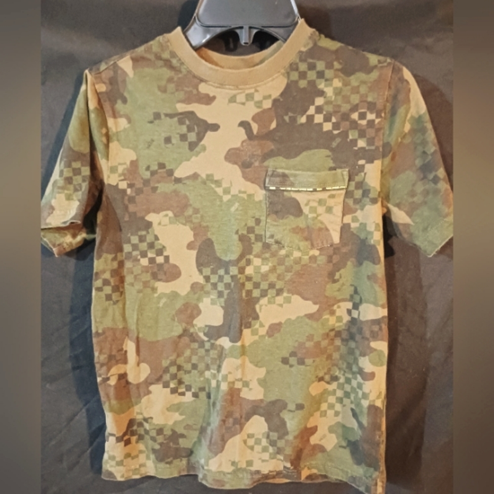 Vans Camo Boys T-shirt size Small